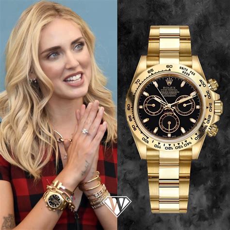 chiara ferragni rolex|women wearing rolex.